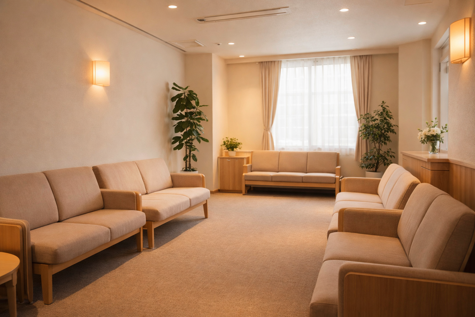 横浜市戸塚区 戸塚クリニック 落ち着いた待合室 相談しやすい空間