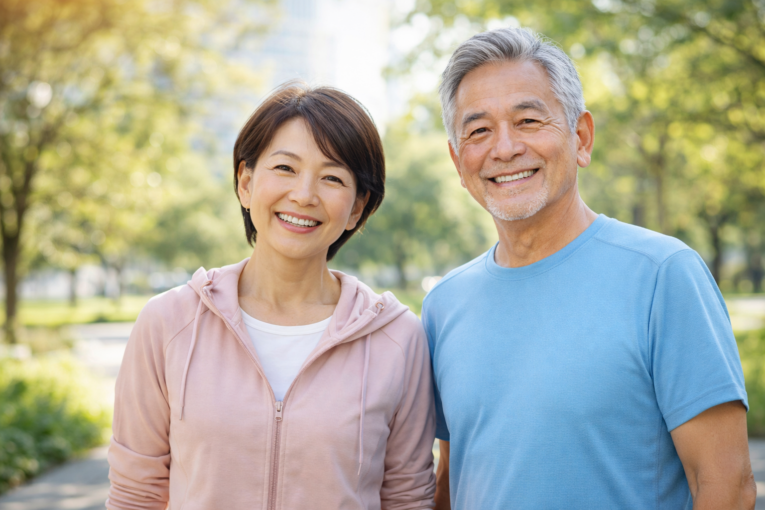 健康的な50代夫婦のイメージ・未来への投資