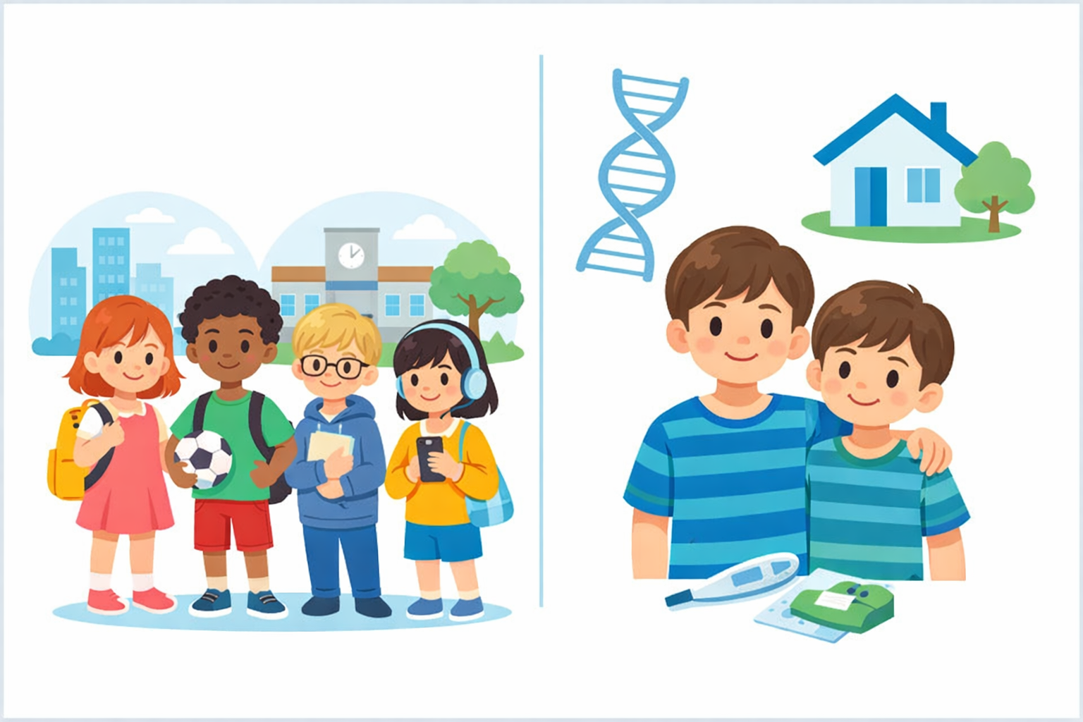 きょうだい比較研究の仕組み